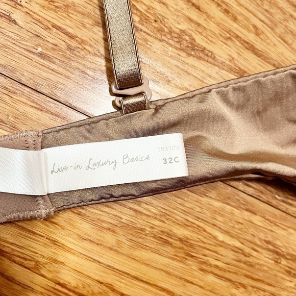 NWT! Uniform by Nikki Dekker True & Co Contour Demi Bra in Latte. Size 32C - Picture 8 of 9